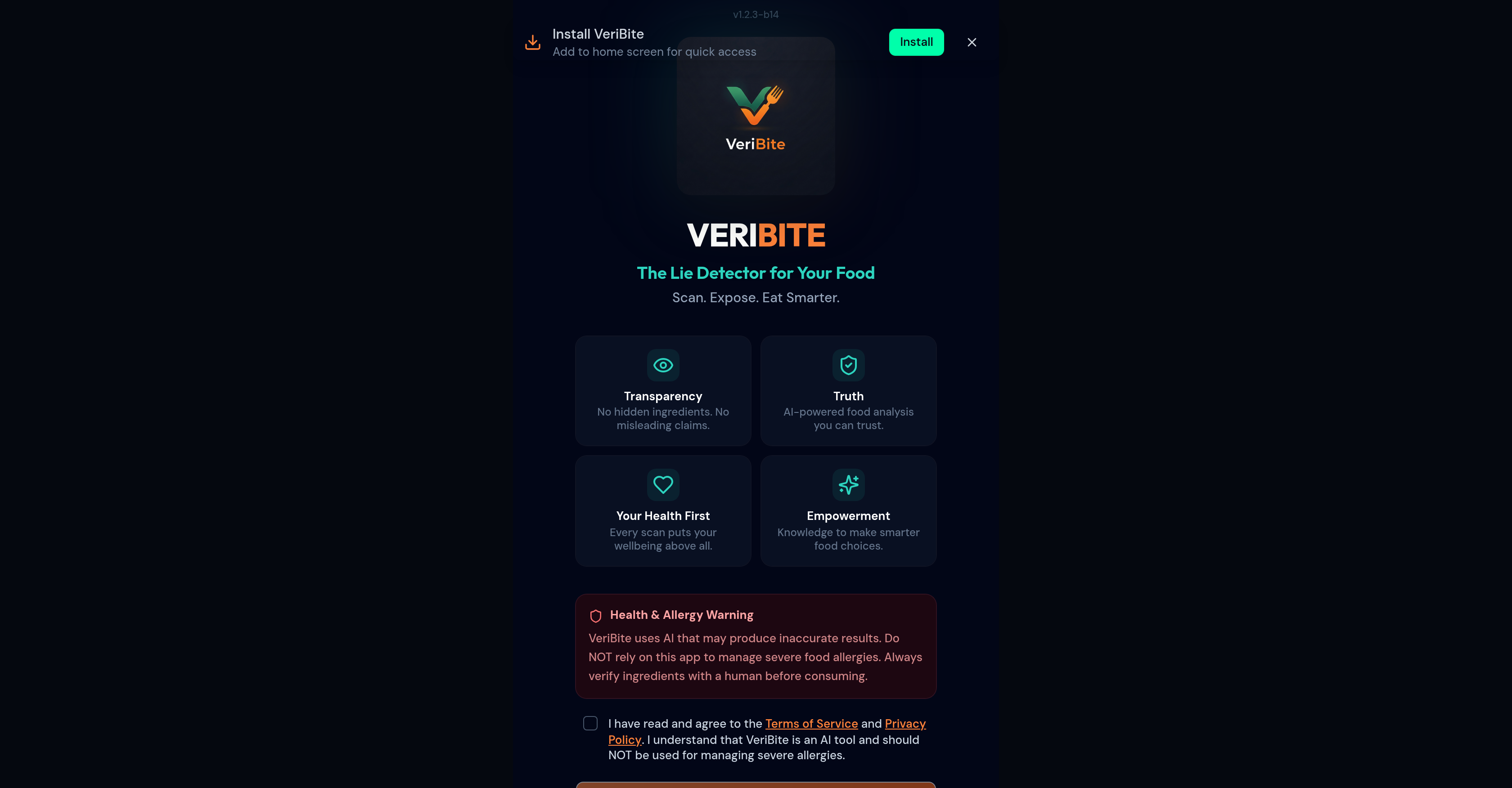 VeriBite logo
